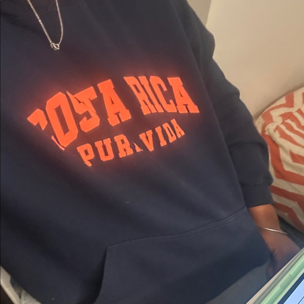 Navy Blue Costa Rica Pura Vida Hoodie
